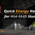 Quick Energy Hacks for Mid-Shift Slumps