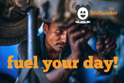 Mechanic working underneath a car with focused attention – Shiftworker supplements to fuel your day