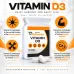 Vitamin D3 1000 IU 60 Tablets Shiftworker Nutrition Vitamin D3 1000 IU infographic showing immune, bone, muscle and calcium absorption support.